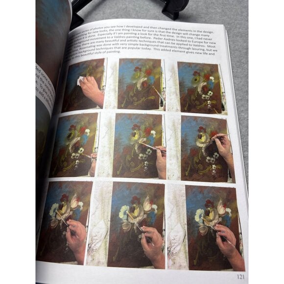 Rosemaling Techniques Heritage Acrylics Jansen Art Studio Book - Picture 11 of 16